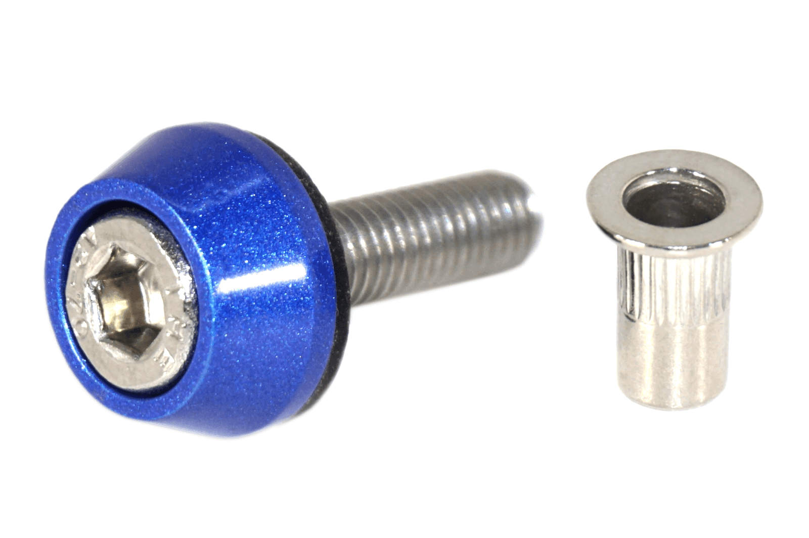 ZSPEC Body Kit Fastener, M5x20mm Stainless & Billet w/Rivet Nut, Per Each