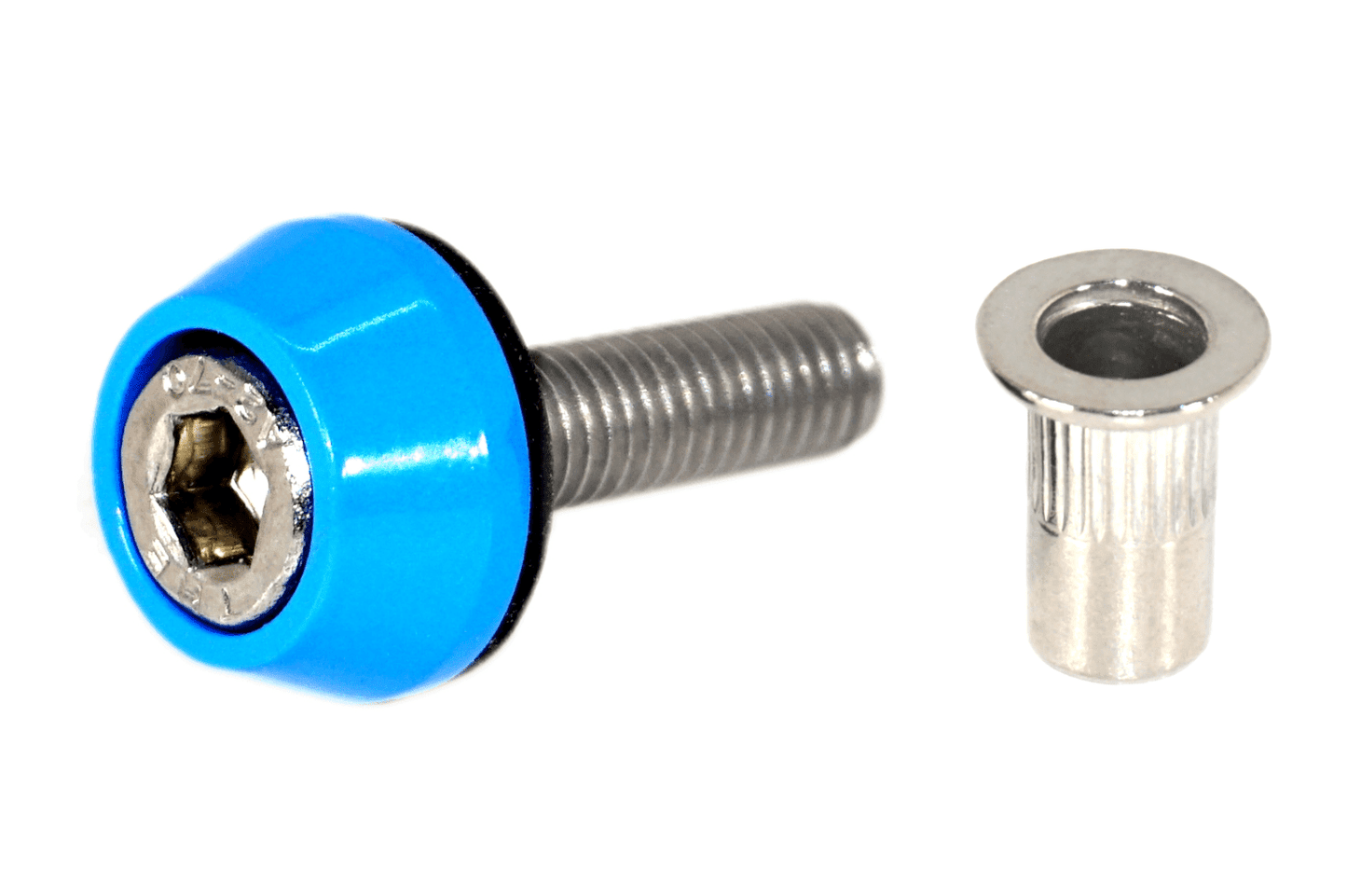 ZSPEC Body Kit Fastener, M5x20mm Stainless & Billet w/Rivet Nut, Per Each
