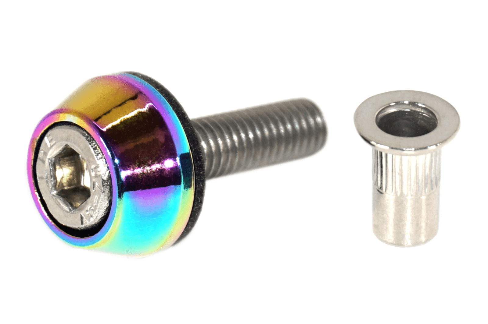 ZSPEC Body Kit Fastener, M5x20mm Stainless & Billet w/Rivet Nut, Per Each