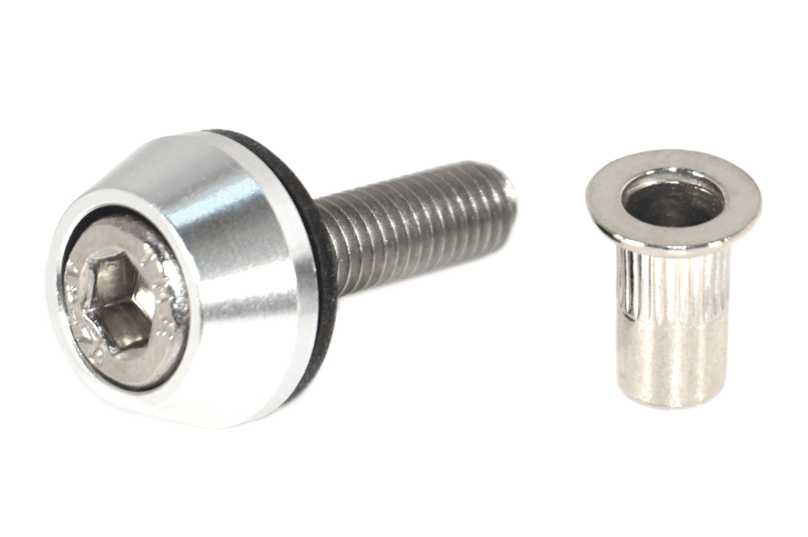 ZSPEC Body Kit Fastener, M5x20mm Stainless & Billet w/Rivet Nut, Per Each
