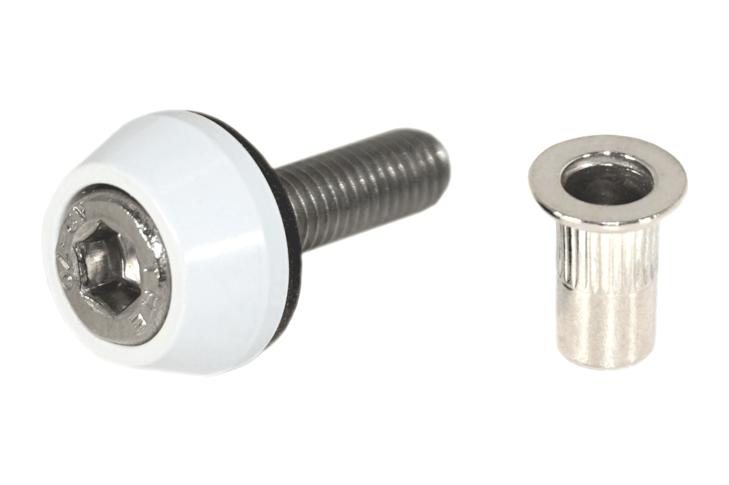 ZSPEC Body Kit Fastener, M5x20mm Stainless & Billet w/Rivet Nut, Per Each
