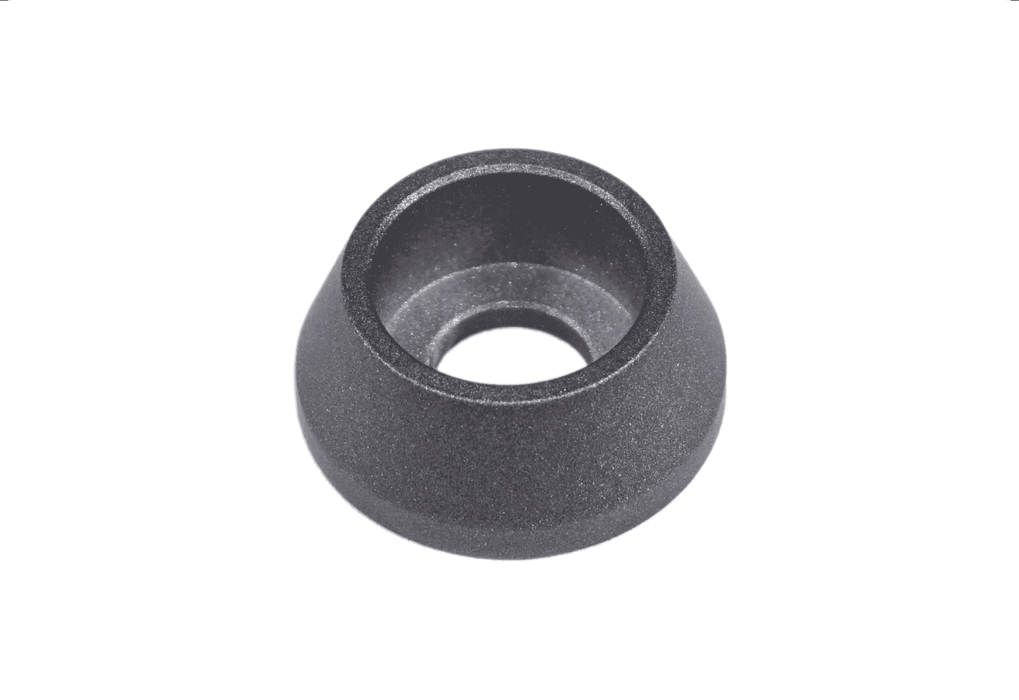 ZSPEC M10 Billet Angled Cup Finish Washers for SHSC Socket-Cap Fasteners, Billet, 10-Pack