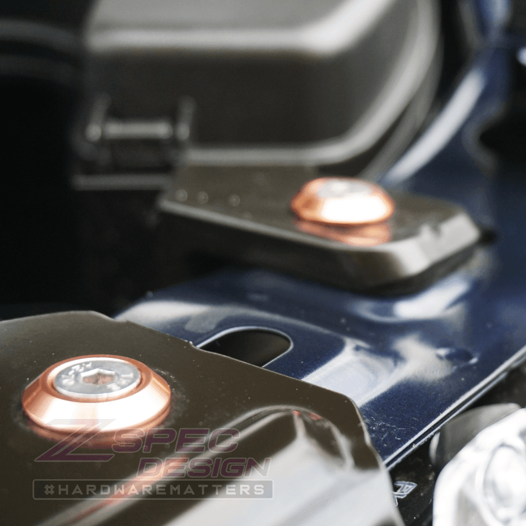 ZSPEC Stage-3 Dress Up Bolts® Fastener Kit for '14-17 Mazda3 2.0L, Stainless & Billet