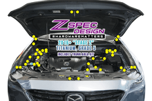 ZSPEC "Stage 1" Dress Up Bolts® Fastener Kit for '16-23 Mazda CX-9, Titanium
