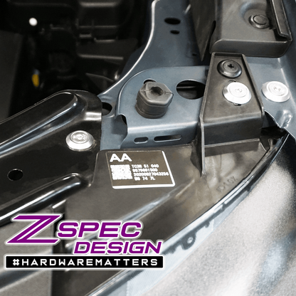 ZSPEC Stage-1 Dress Up Bolts® Fastener Kit for '17-23 Mazda CX-5, Stainless & Billet