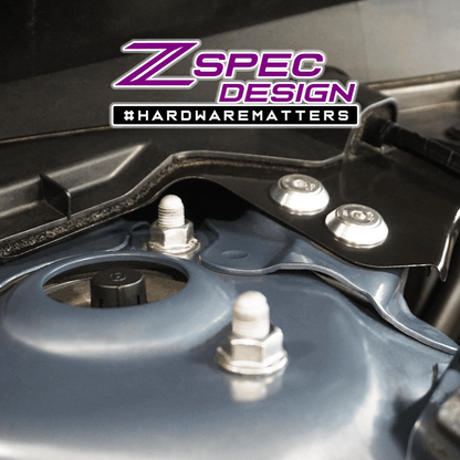 ZSPEC Stage-1 Dress Up Bolts® Fastener Kit for '17-23 Mazda CX-5, Stainless & Billet