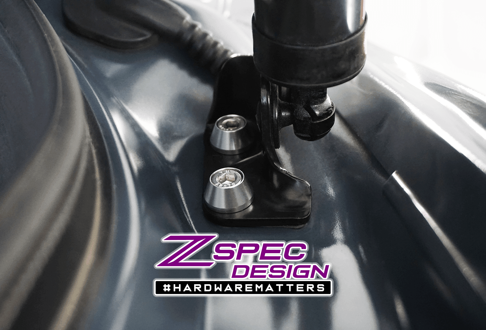 ZSPEC Dress Up Bolts® Trunk/Hatch Lift-Gate Fasteners for Mazda CX-3/CX-5/CX-9, Stainless & Billet