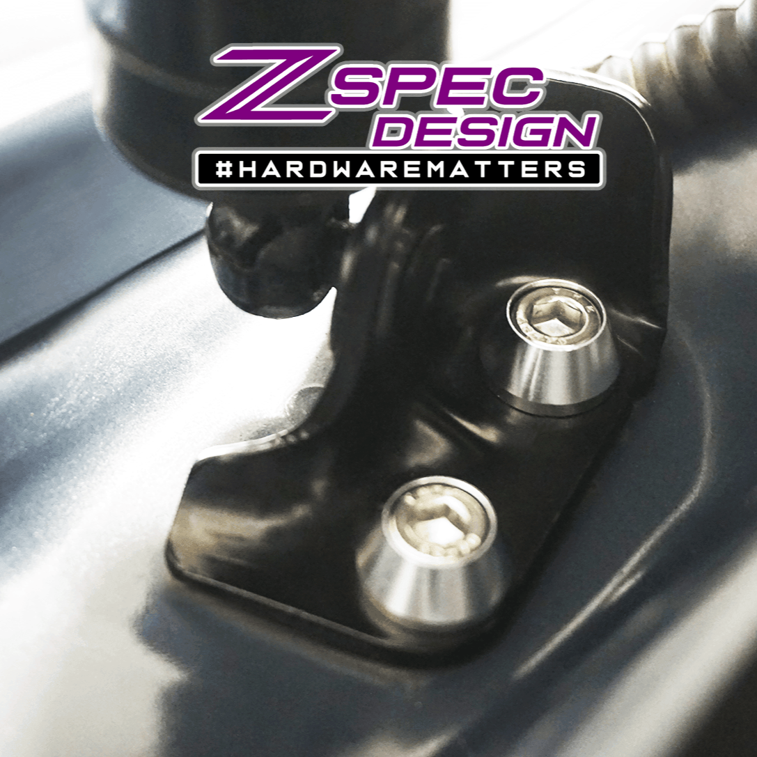 ZSPEC Dress Up Bolts® Hatch/Trunk-Area Fastener Kit for '17-23 Mazda CX-9, Stainless & Billet