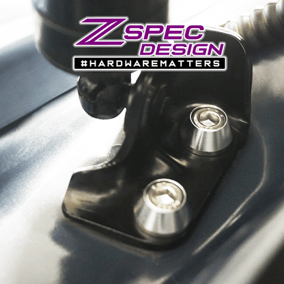 ZSPEC Dress Up Bolts® Hatch/Trunk-Area Fastener Kit for '17-23 Mazda CX-9, Stainless & Billet