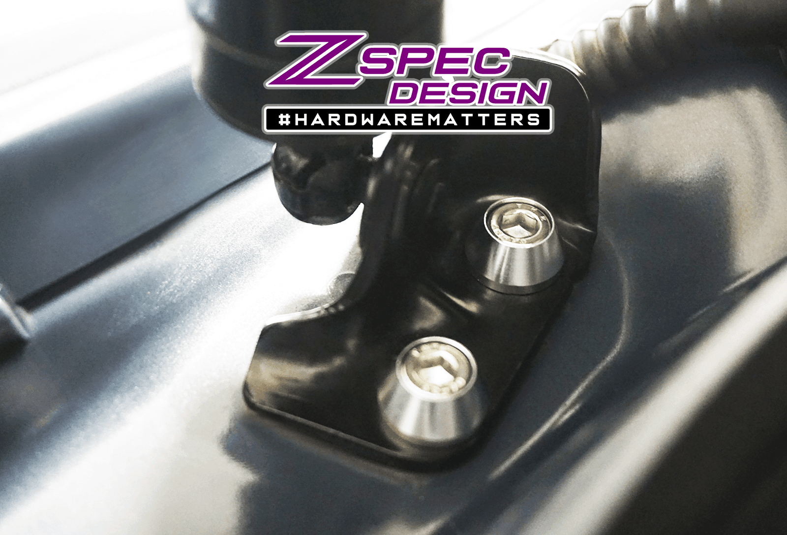 ZSPEC Dress Up Bolts® Trunk/Hatch Lift-Gate Fasteners for Mazda CX-3/CX-5/CX-9, Stainless & Billet