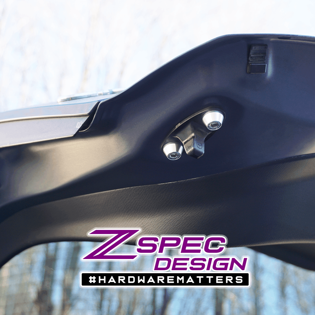 ZSPEC Dress Up Bolts® Hatch/Trunk-Area Fastener Kit for '17-23 Mazda CX-9, Stainless & Billet