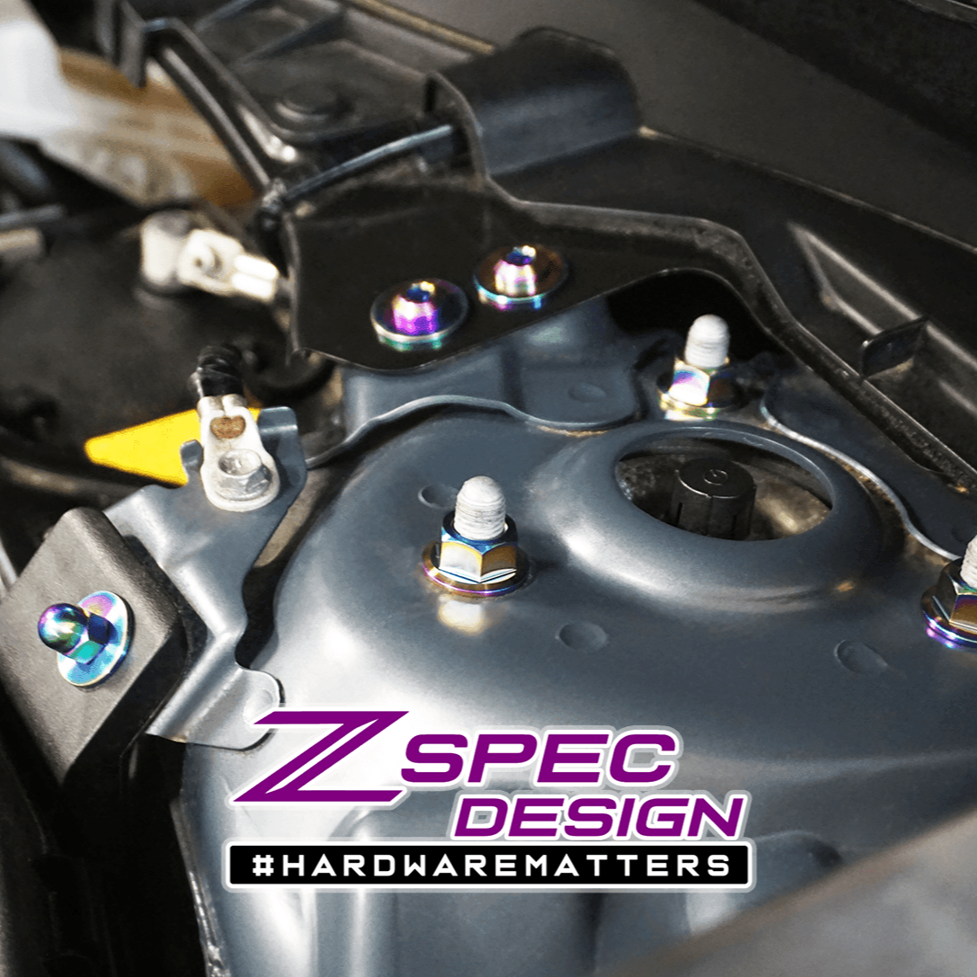 ZSPEC Stage-1 Dress Up Bolts® Fastener Kit for '17-23 Mazda CX-5, Titanium