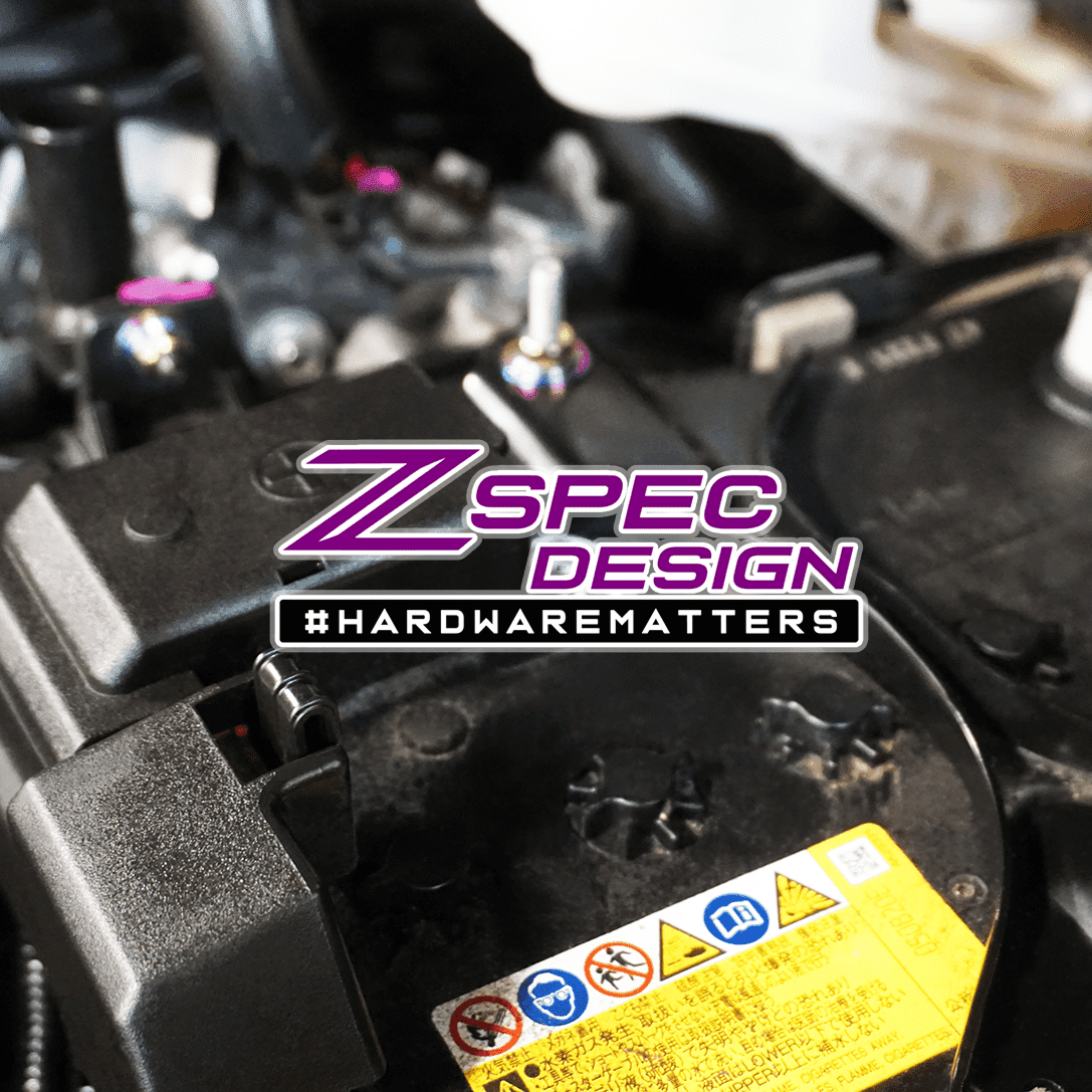 ZSPEC Stage-1 Dress Up Bolts® Fastener Kit for '16-23 Mazda CX-9, Titanium