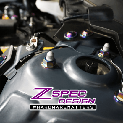ZSPEC Stage-2 Dress Up Bolts® Fastener Kit for '17-23 Mazda CX-5, Titanium