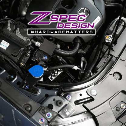 ZSPEC Stage-2 Dress Up Bolts® Fastener Kit for '16-23 Mazda CX-9, Titanium