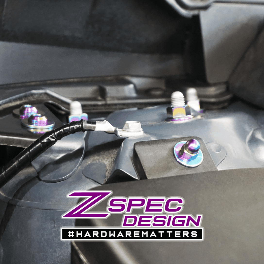ZSPEC Stage-2 Dress Up Bolts® Fastener Kit for '16-23 Mazda CX-9, Titanium