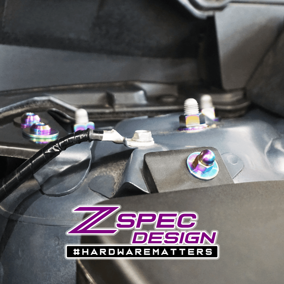 ZSPEC Stage-2 Dress Up Bolts® Fastener Kit for '17-23 Mazda CX-5, Titanium