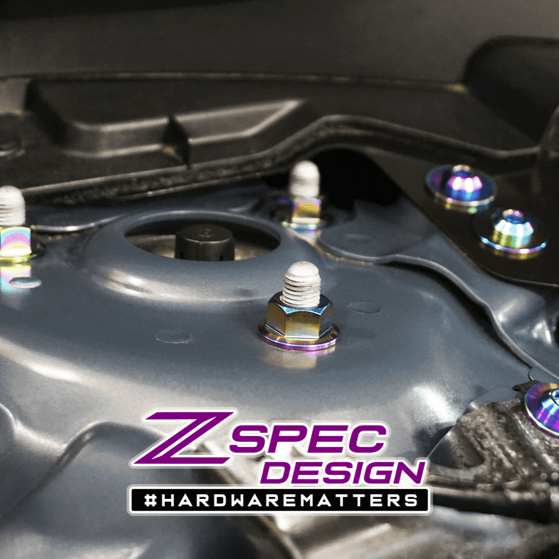 ZSPEC Stage-1 Dress Up Bolts® Fastener Kit for '16-23 Mazda CX-9, Titanium