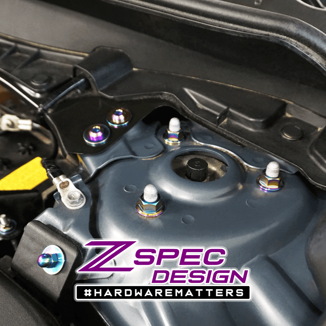 ZSPEC Stage-2 Dress Up Bolts® Fastener Kit for '16-23 Mazda CX-9, Titanium