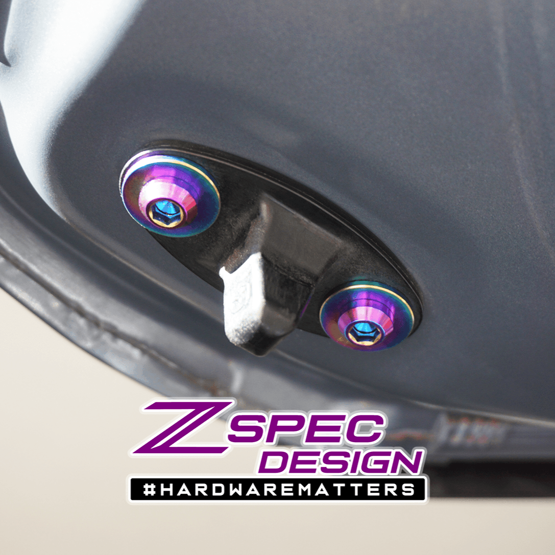 ZSPEC Dress Up Bolts® Hatch/Trunk-Area Fastener Kit for '17-23 Mazda CX-9, Titanium