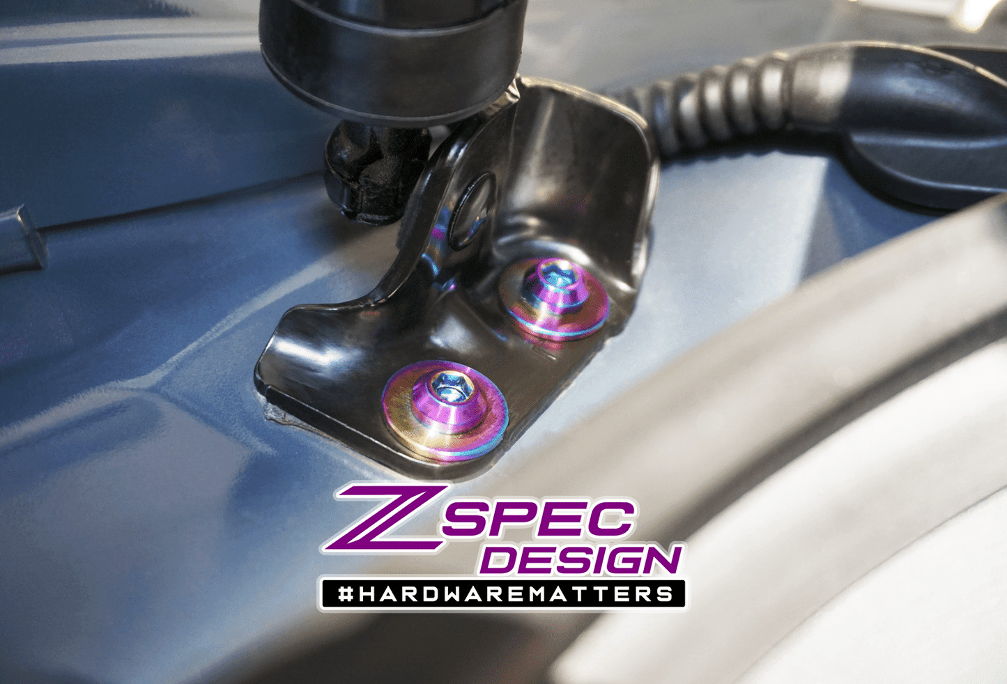ZSPEC Dress Up Bolts® Trunk/Hatch Lift-Gate Fasteners for Mazda CX-3/CX-5/CX-9, Titanium