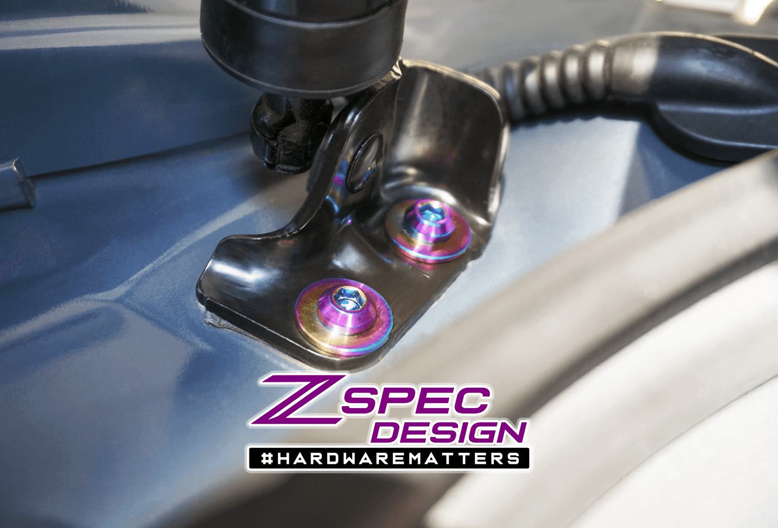 ZSPEC Dress Up Bolts® Trunk/Hatch Lift-Gate Fasteners for Mazda CX-3/CX-5/CX-9, Titanium