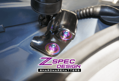ZSPEC Dress Up Bolts® Trunk/Hatch Lift-Gate Fasteners for Mazda CX-3/CX-5/CX-9, Titanium