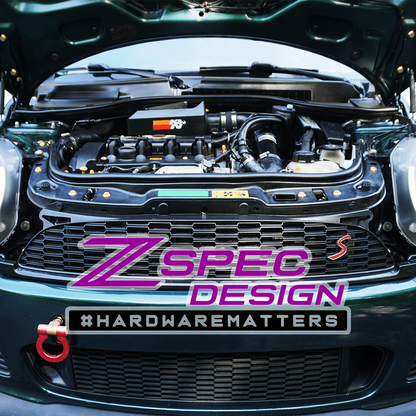 ZSPEC Stage-3 Dress Up Bolts® Fastener Kit for '06-13 Mini R56 Hatch/Hard-Top, Stainless & Billet