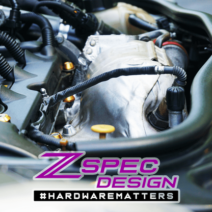 ZSPEC Stage-3 Dress Up Bolts® Fastener Kit for '06-13 Mini R56 Hatch/Hard-Top, Stainless & Billet