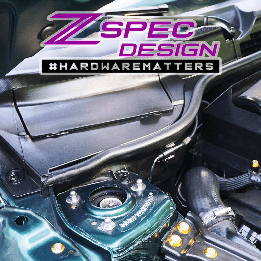 ZSPEC Stage-3 Dress Up Bolts® Fastener Kit for '06-13 Mini R56 Hatch/Hard-Top, Stainless & Billet