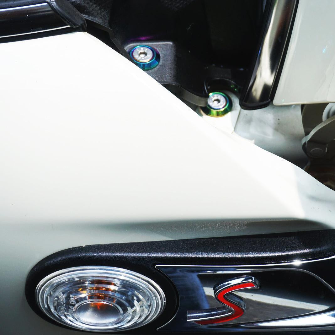 ZSPEC Stage-3 Dress Up Bolts® Fastener Kit for '09-17 Mini R57 Convertible, Stainless & Billet