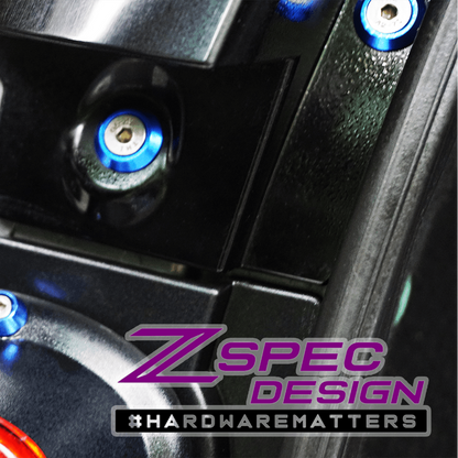 ZSPEC Stage-3 Dress Up Bolts® Fastener Kit for '07-14 Mini Clubman R55, Stainless & Billet