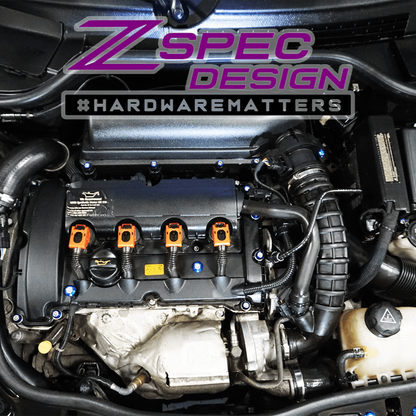 ZSPEC Stage-3 Dress Up Bolts® Fastener Kit for '07-14 Mini Clubman R55, Stainless & Billet
