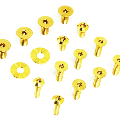 ZSPEC Door Jams Area Dress Up Bolts® Fastener Kit for '09-23 Nissan GTR (R35), Titanium