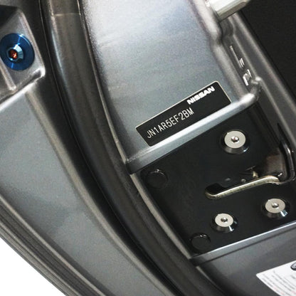 ZSPEC Door Jams Area Dress Up Bolts® Fastener Kit for '09-23 Nissan GTR (R35), Titanium