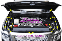 ZSPEC "Stage 1" Dress Up Bolts® Fastener Kit for 16-19 Nissan Titan XD, Stainless & Billet