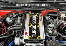 ZSPEC Engine-Cover Fasteners for '84-89 Nissan 300zx Z31, Grade-5 Titanium