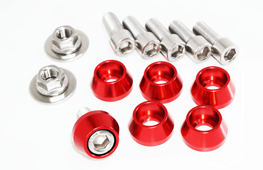 ZSPEC Strut Brace Fastener Kit for '03-09 Nissan 350z Z33, Stainless & Billet