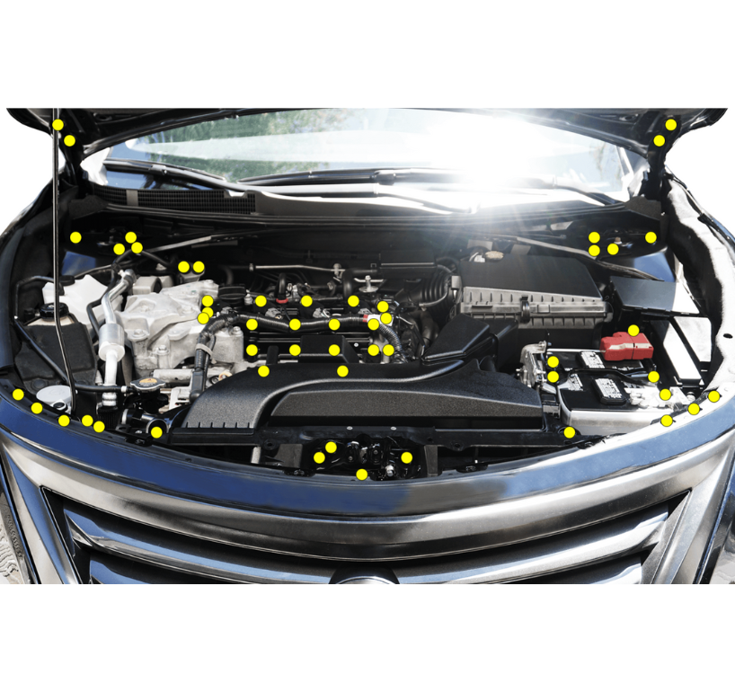 ZSPEC Stage-2 Dress Up Bolts® Fastener Kit for '13-16 Nissan Altima, Stainless & Billet