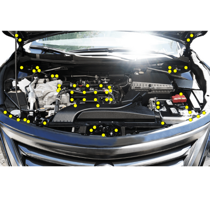 ZSPEC Stage-2 Dress Up Bolts® Fastener Kit for '13-16 Nissan Altima, Stainless & Billet