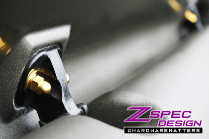 ZSPEC Wind Deflector Fastener Kit for '93-96 Nissan 300zx Convertible, Titanium