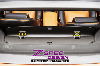 ZSPEC Wind Deflector Fastener Kit for '93-96 Nissan 300zx Convertible, Titanium