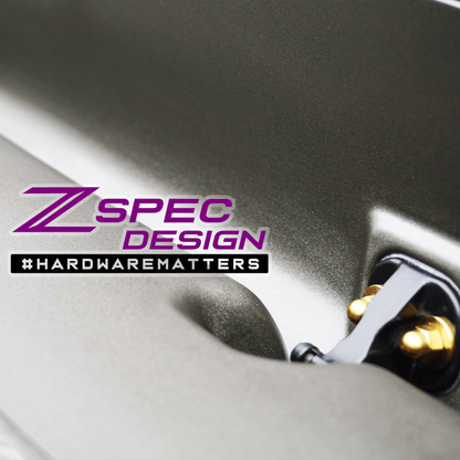 ZSPEC Wind Deflector Fastener Kit for '93-96 Nissan 300zx Convertible, Titanium