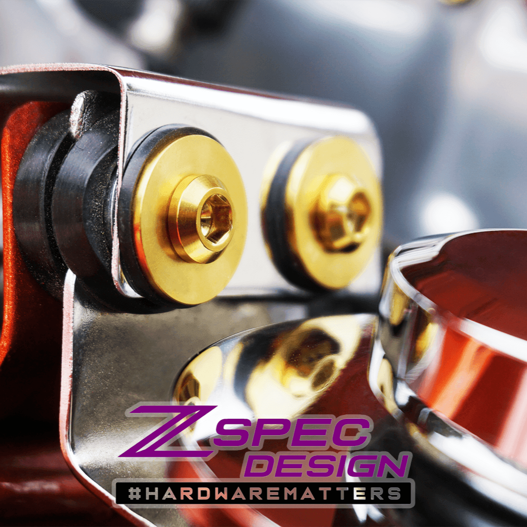 ZSPEC Stage-1 Dress Up Bolts® Hardware Kit for Nissan 300zx Z32, Titanium
