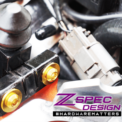 ZSPEC Stage-1 Dress Up Bolts® Hardware Kit for Nissan 300zx Z32, Titanium