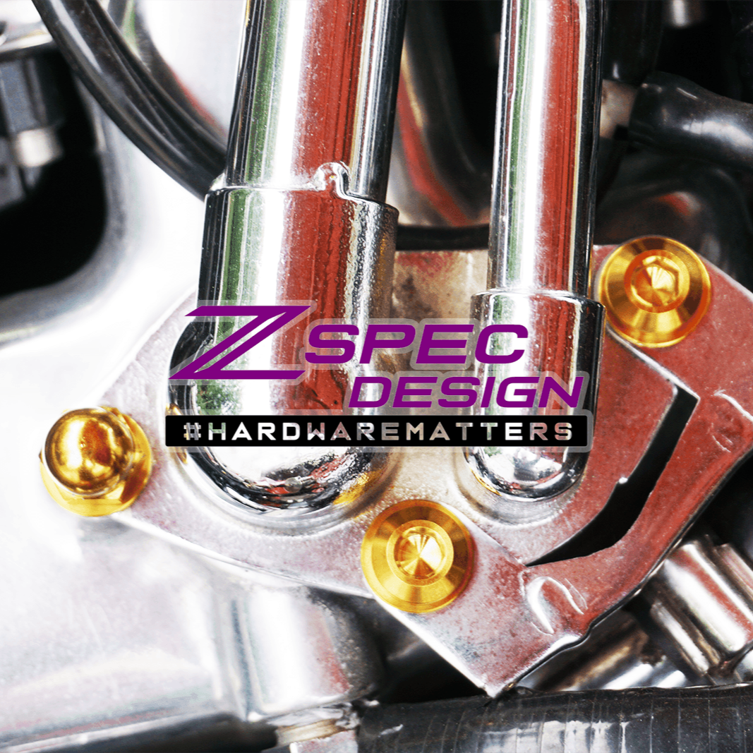 ZSPEC Stage-1 Dress Up Bolts® Hardware Kit for Nissan 300zx Z32, Titanium