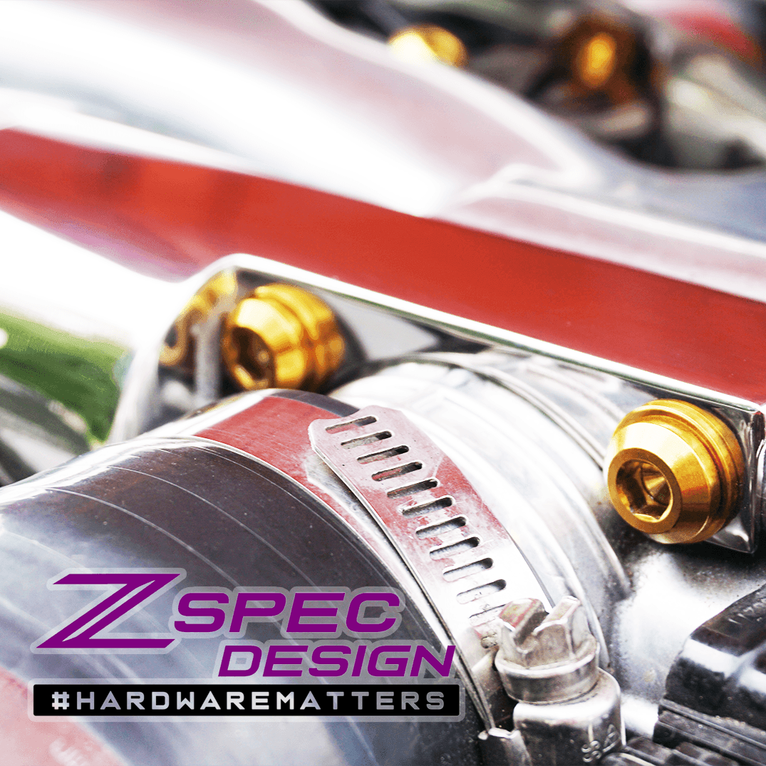 ZSPEC Stage-1 Dress Up Bolts® Hardware Kit for Nissan 300zx Z32, Titanium