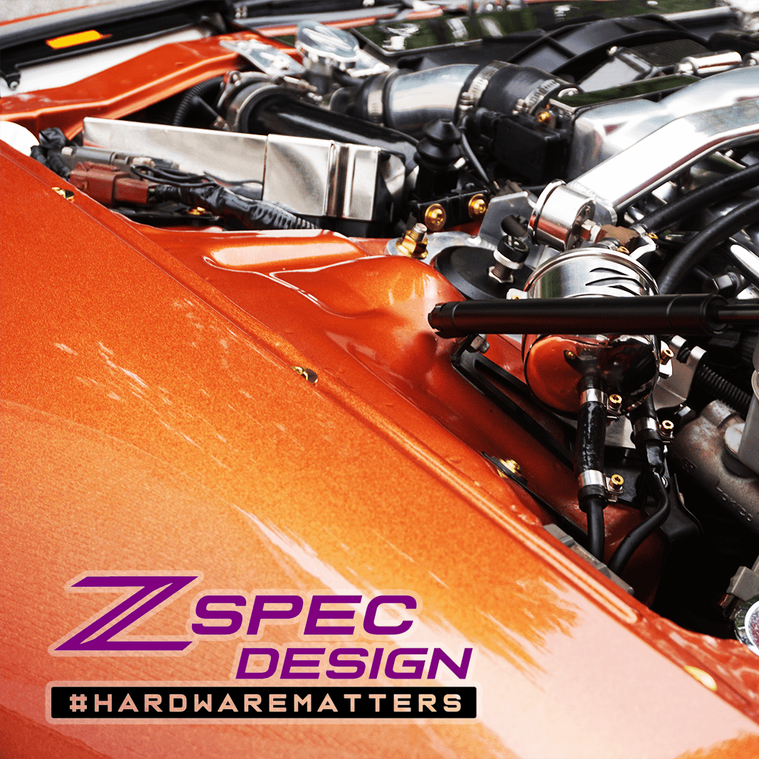 ZSPEC Stage-1 Dress Up Bolts® Hardware Kit for Nissan 300zx Z32, Titanium