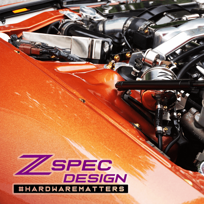 ZSPEC Stage-1 Dress Up Bolts® Hardware Kit for Nissan 300zx Z32, Titanium