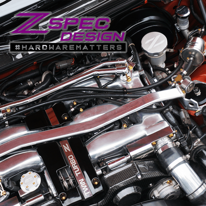 ZSPEC Stage-1 Dress Up Bolts® Hardware Kit for Nissan 300zx Z32, Titanium